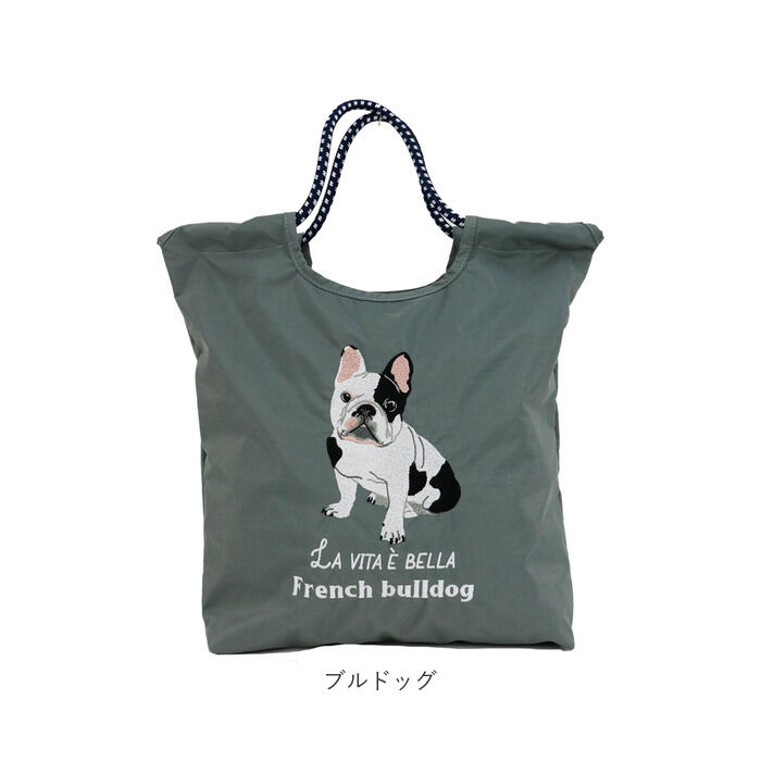 BACKYARD FAMILY「トートバッグ 刺繍 アニマル 通販 トートバック 手提げ トート マザーズバッグ マザーズバック」|トートバッグ|