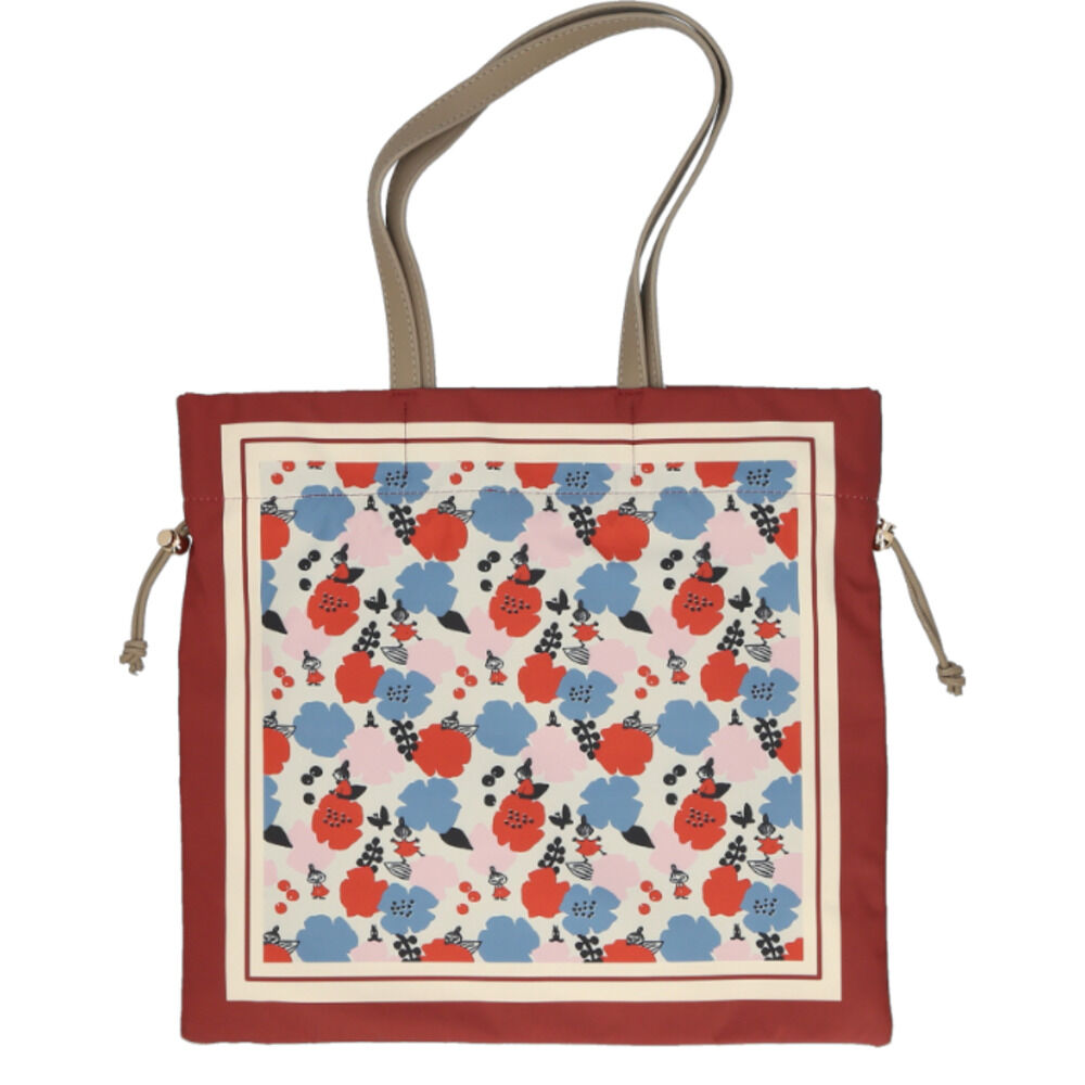 BACKYARD FAMILY「ムーミン トートバッグ 通販 巾着トートバッグ A4 トート バッグ レディース 肩掛けバッグ」|トートバッグ|レッド1