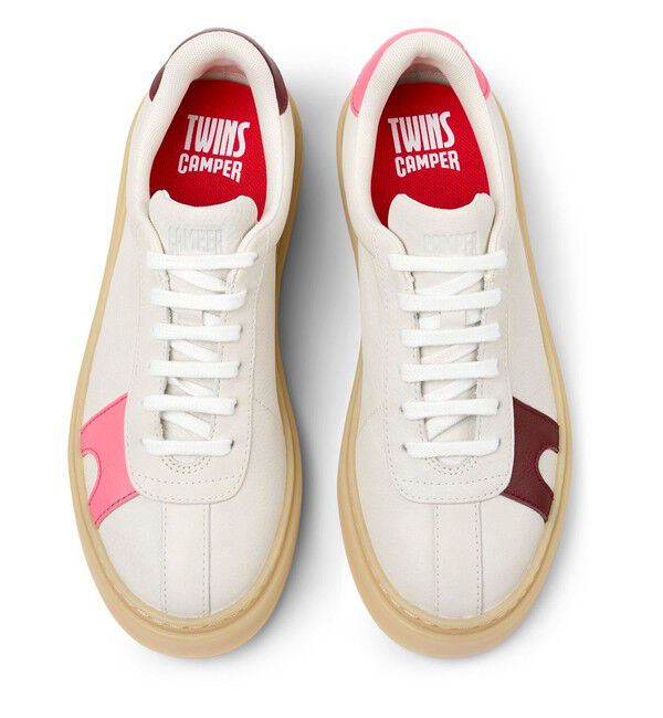 CAMPER「[カンペール] TWINS / レザースニーカー」|スニーカー|ホワイト