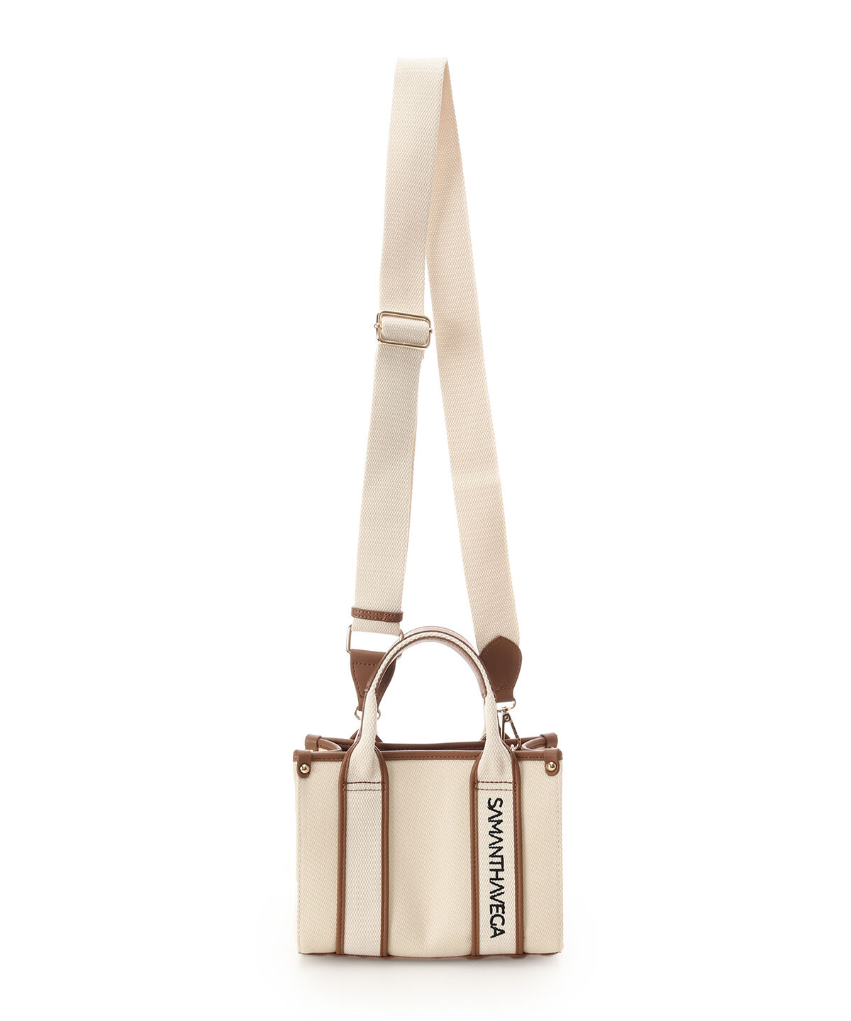 Samantha Vega「ロゴテープキャンバスショルダーバッグ（ミニ）」|ショルダー・メッセンジャー|