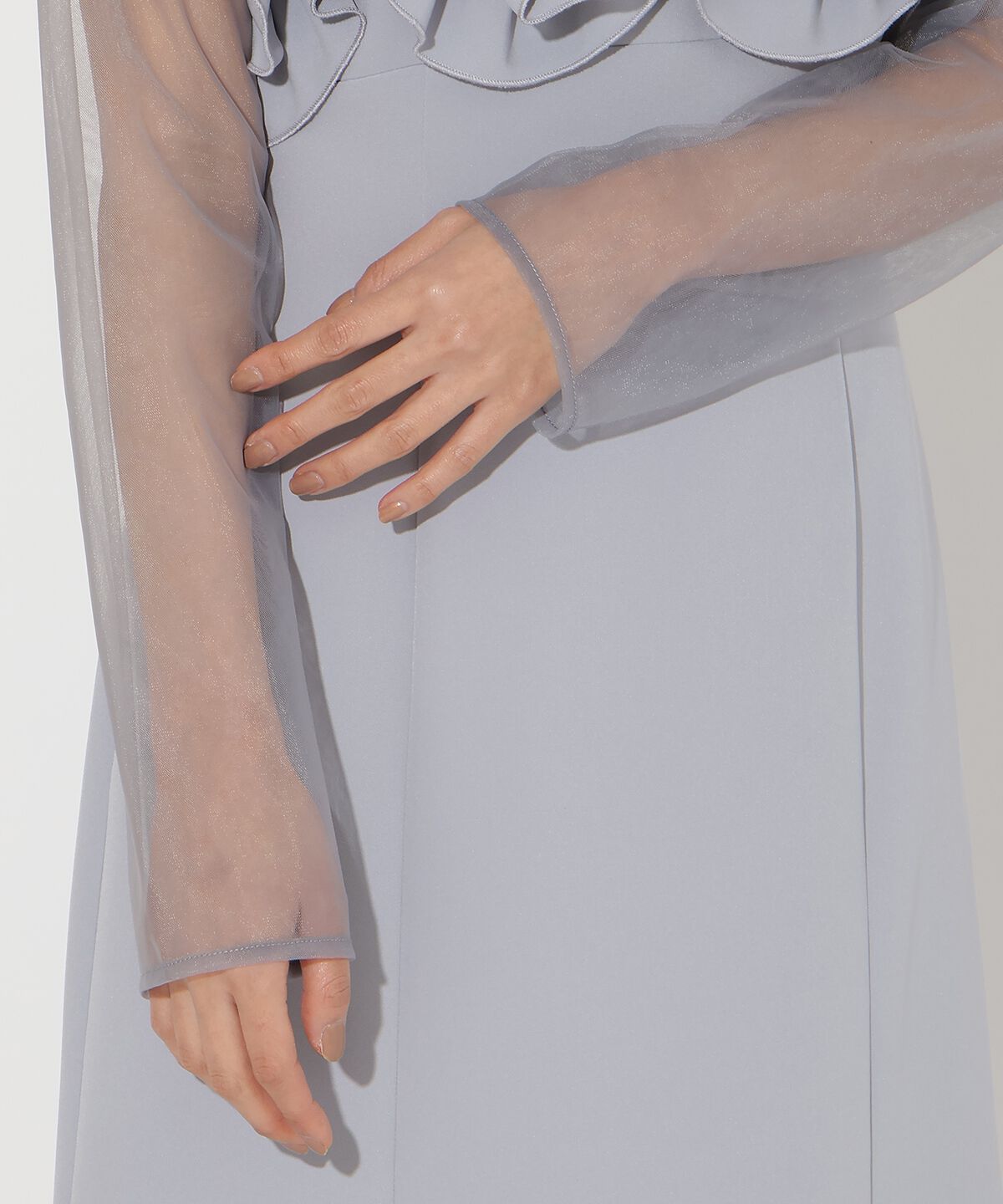 アンドクチュール「ボリュームフリルドレス」|ドレス|