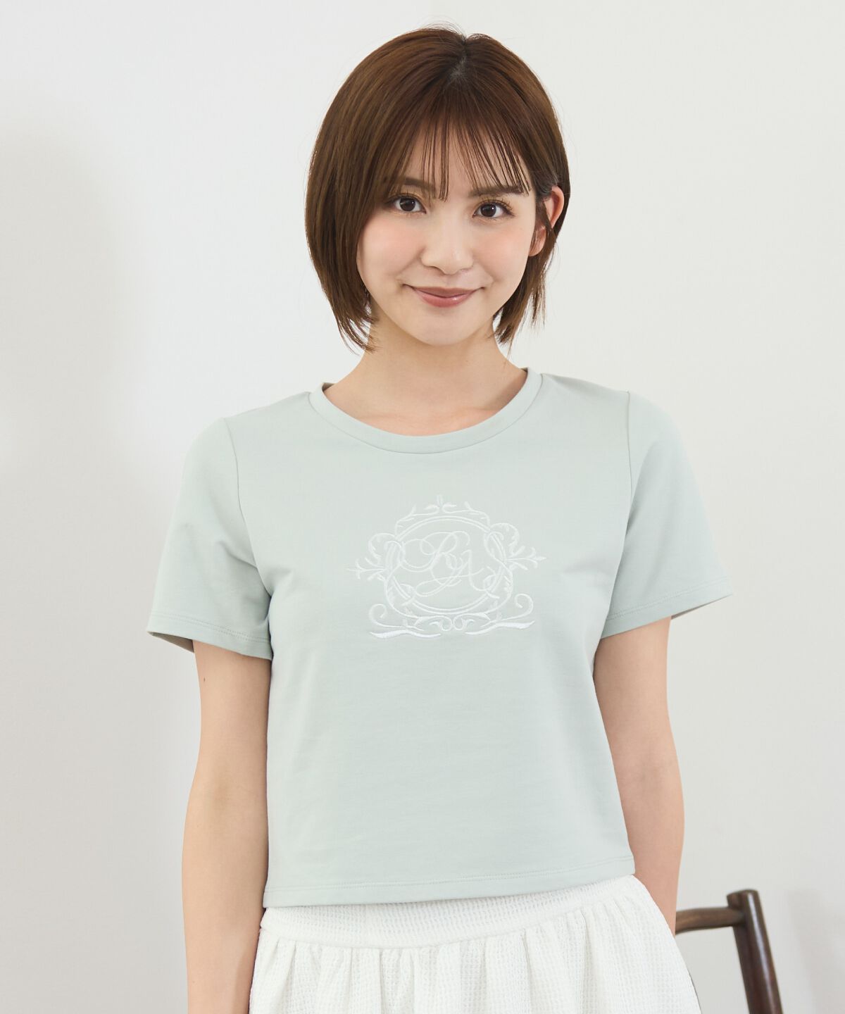 REDYAZEL「ラメエンブレムTシャツ」|Tシャツ・カットソー|