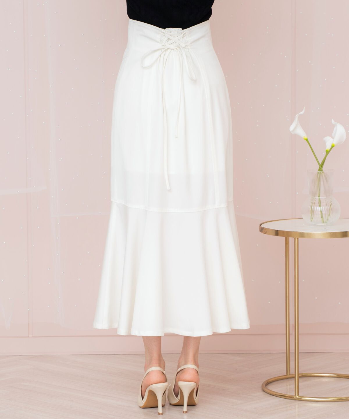 WILLSELECTION「ZIPデザインスリットマーメイドスカート」|フレア|