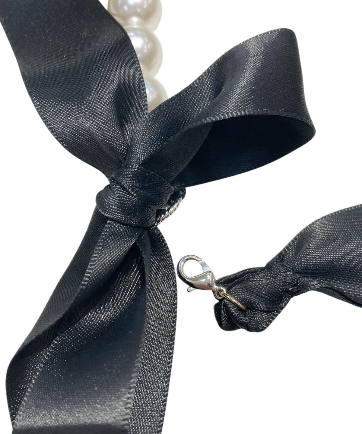 WILLSELECTION「サイドリボンパールネックレス」|ネックレス|