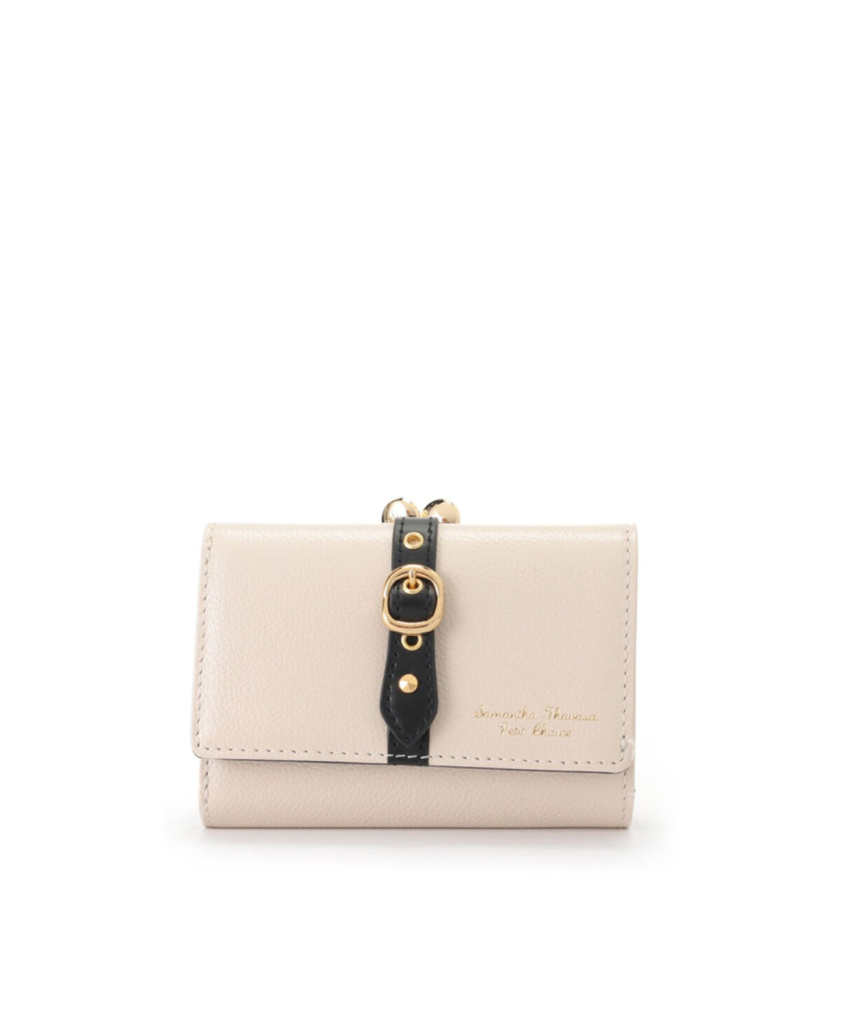 Samantha Thavasa Petit Choice「フロントベルト 折財布」|財布|オフホワイト