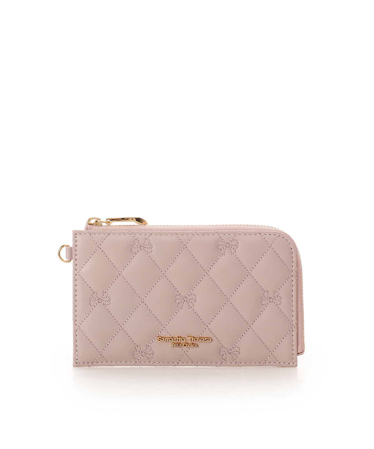 Samantha Thavasa Petit Choice「リボンキルト マルチケース」|コインケース|ピンク
