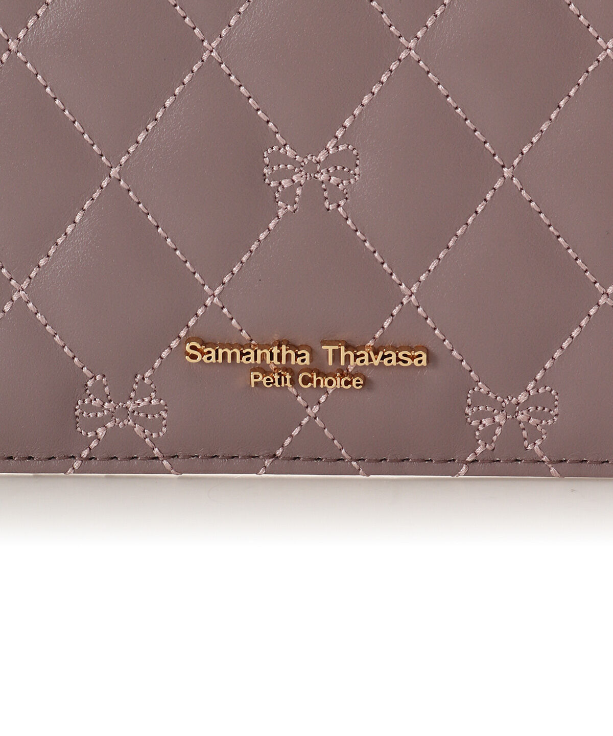 Samantha Thavasa Petit Choice「リボンキルト マルチケース」|コインケース|