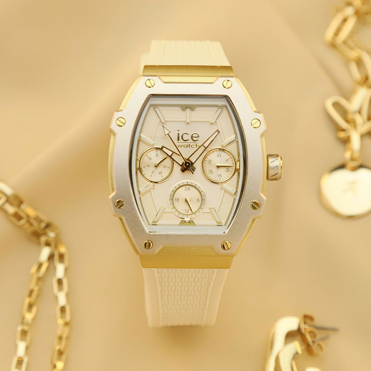 ICE-WATCH「〈ICE-WATCH(ｱｲｽｳｫｯﾁ)〉ICE boliday ｱｰﾓﾝﾄﾞｽｷﾝ Alu ｽﾓｰﾙ MT」|腕時計|