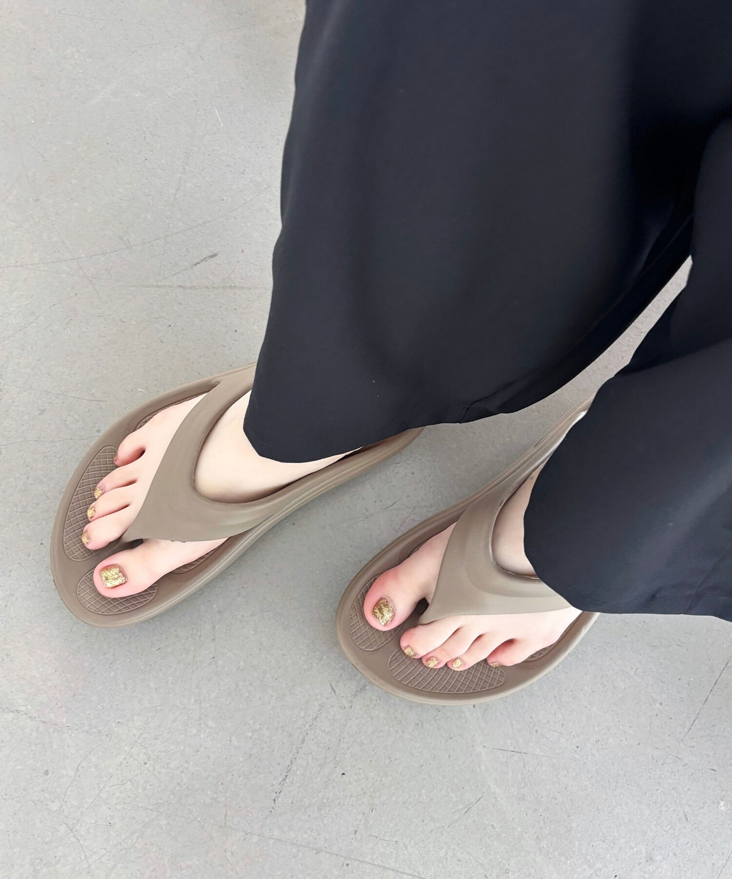 ORiental TRaffic「【リカバリーサンダル】●大人気アイテム●厚底 EVA トング サンダル /OT3226」|サンダル|