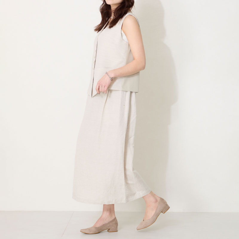 ORiental TRaffic「【WEB限定】スリットカット ポインテッドトゥ ヒール パンプス /55105 通勤 Vカット シンプル」|パンプス|