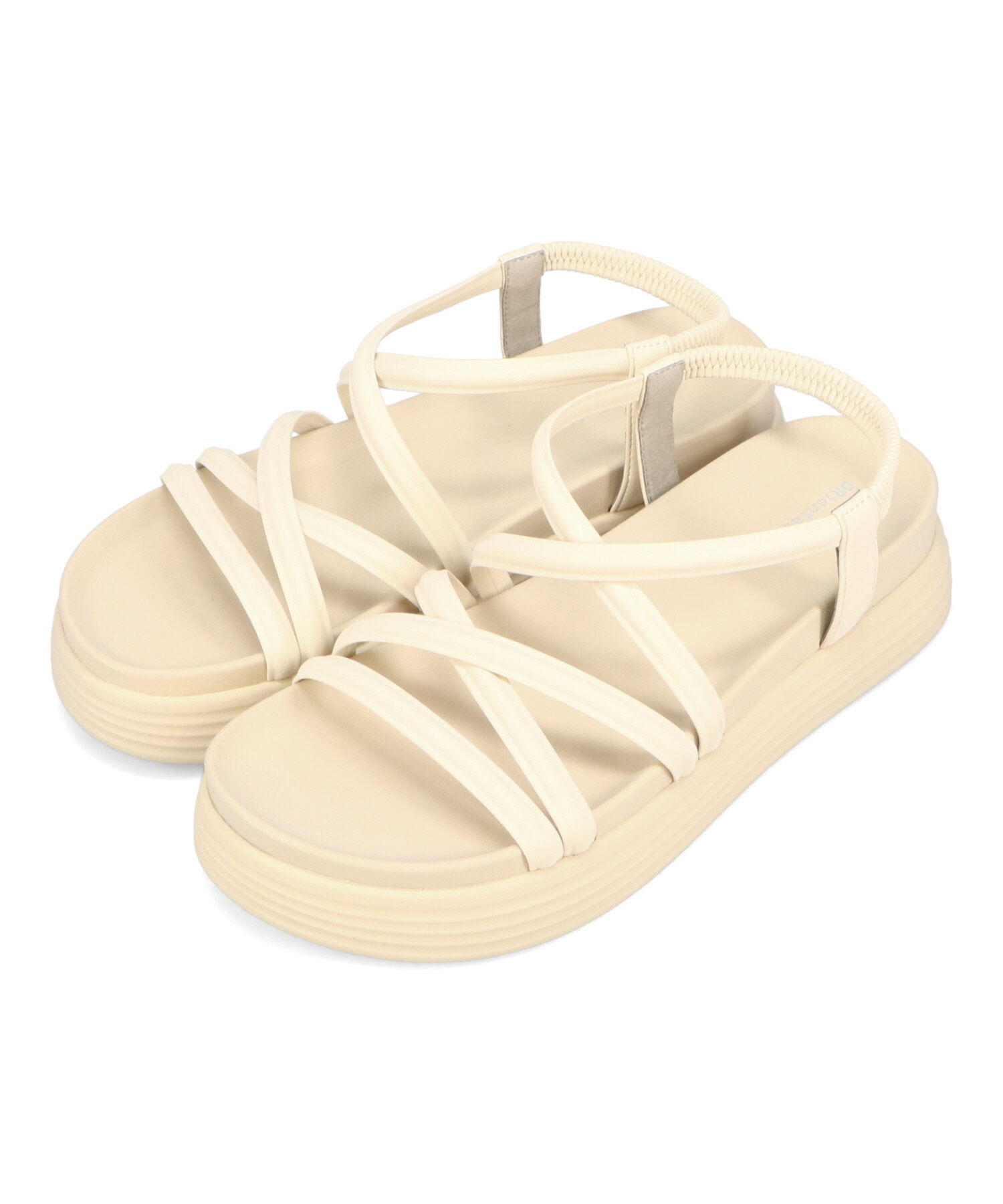 ORiental TRaffic「クロスストラップ軽量ソールサンダル/51218 柔らかい フィット 人気 トレンド」|サンダル|