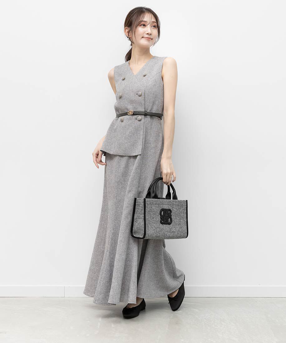  「軽量 スクエアトゥフラットパンプス」|パンプス|