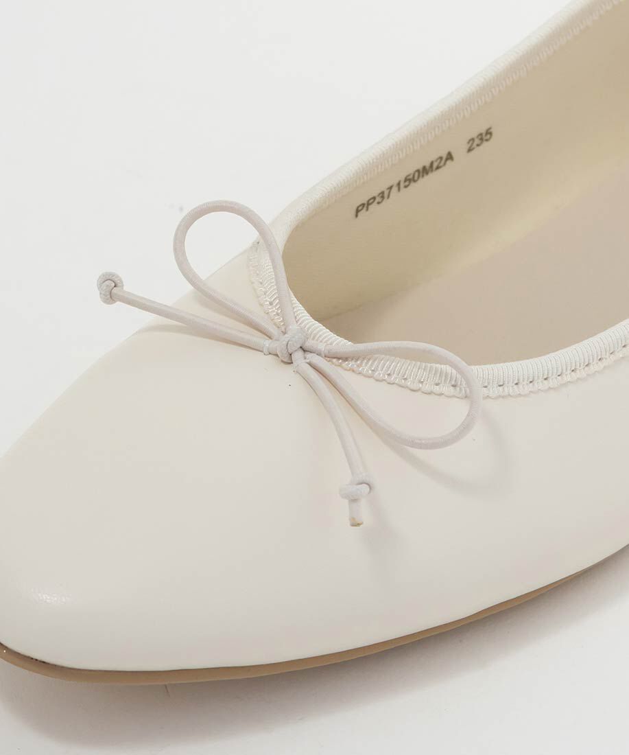  「軽量 スクエアトゥフラットパンプス」|パンプス|