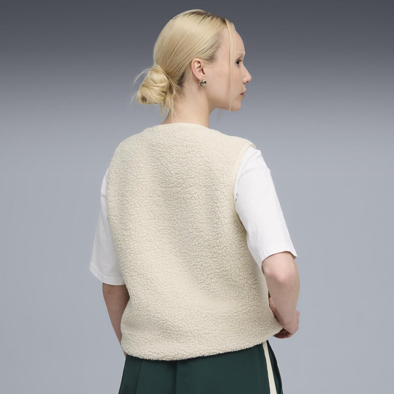 PUMA「【PUMA ｳｪｱ】W W.ESS POLAR FLEECE GILE」|ポロシャツ|