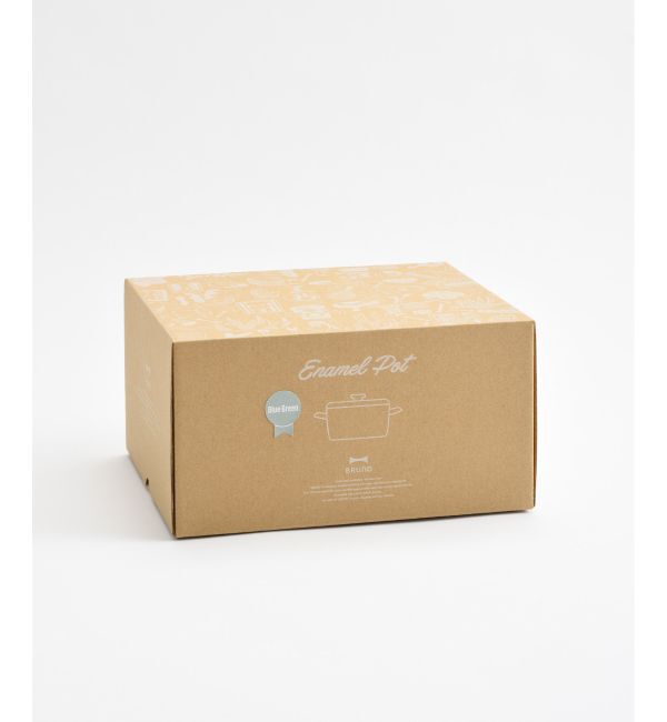 BRUNO「ホーロー両手鍋 20cm」|食器・キッチングッズ|