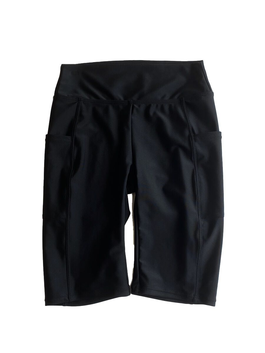 ALBOVE「耐塩素素材無地ショートレギンス」|ショーツ|