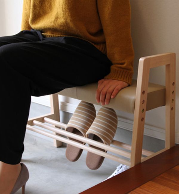 B-COMPANY「高さ調節できる　Multiベンチ」|ルームシューズ|