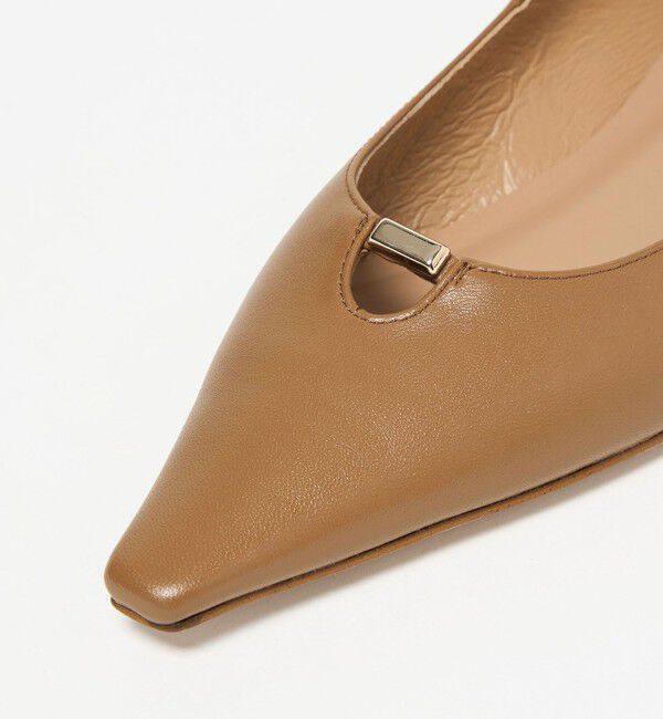 ODETTE E ODILE「レクタングルメタル フラット20&uarr;」|パンプス|