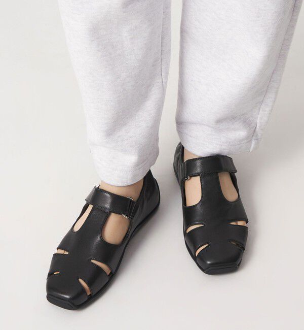 ODETTE E ODILE「ベルクロソフトグルカ フラット10」|パンプス|