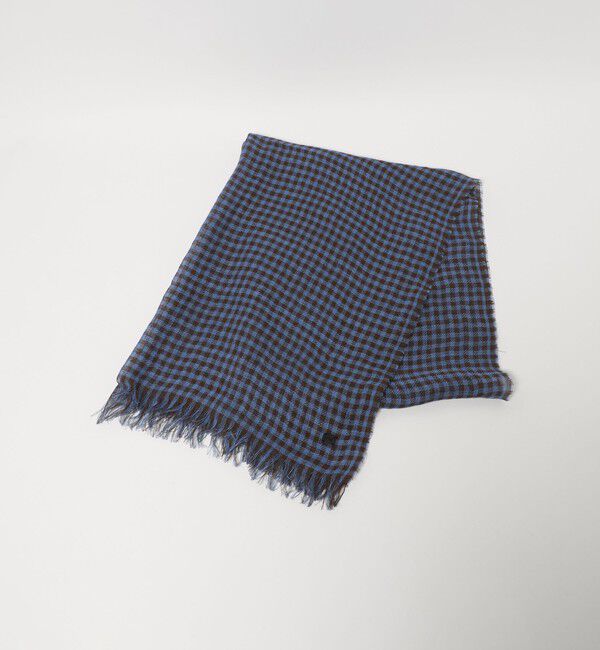 UNITED ARROWS「【一部別注】＜MARIANI＞LIN ギンガムチェック ストール」|ストール|