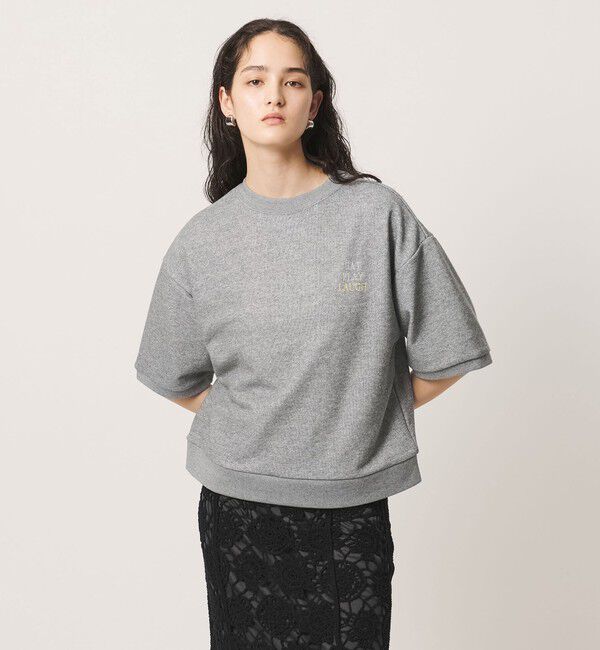 UNITED ARROWS「【別注】＜HANDTEX＞スウェット GRAY ‐3TIPS‐」|Tシャツ・カットソー|MD.GRAY