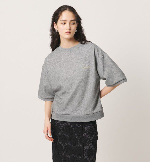 UNITED ARROWS「【別注】＜HANDTEX＞スウェット GRAY ‐3TIPS‐」|Tシャツ・カットソー|