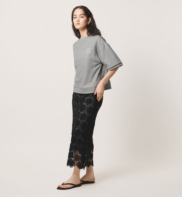 UNITED ARROWS「【別注】＜HANDTEX＞スウェット GRAY ‐3TIPS‐」|Tシャツ・カットソー|