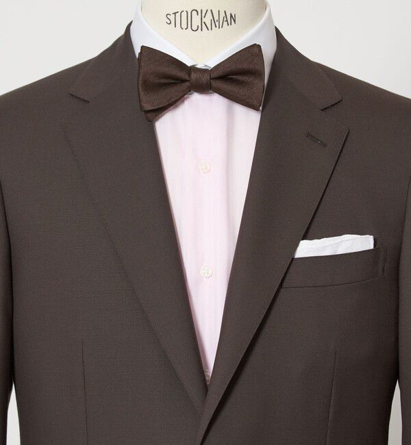 UNITED ARROWS green label relaxing「ミニ ヘリンボーン ソリッド ボウタイ 蝶ネクタイ」|ネクタイ・蝶ネクタイ|DK.BROWN