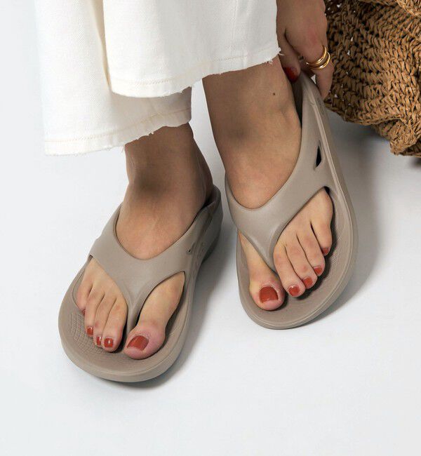 UNITED ARROWS green label relaxing「＜OOFOS＞OOriginal サンダル」|サンダル|BEIGE