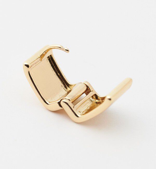 UNITED ARROWS green label relaxing「【WEB限定】スクエアクリップ フープピアス」|ピアス|