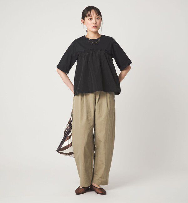 UNITED ARROWS green label relaxing「タフタ ドッキング ビスチェ プルオーバー」|Tシャツ・カットソー|