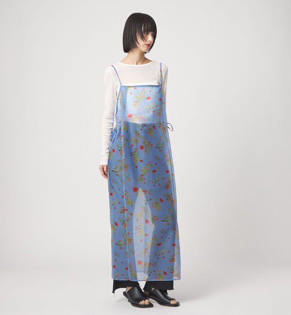 EMMEL REFINES「＜EMMEL REFINES＞EM フラワープリント シアー キャミ ワンピース」|ワンピース|