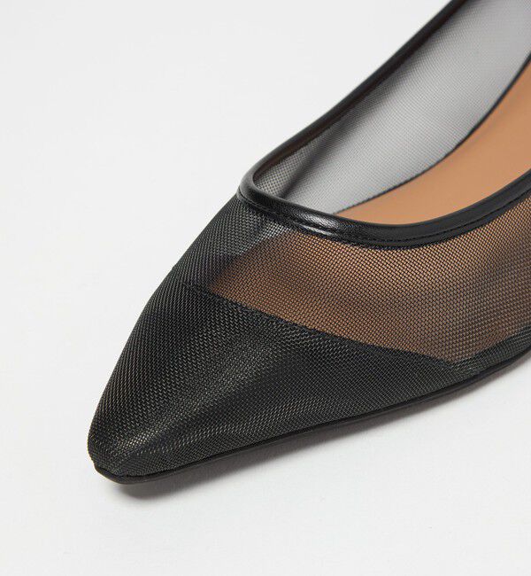 UNITED ARROWS green label relaxing「ポインテッド チュール パンプス」|パンプス|