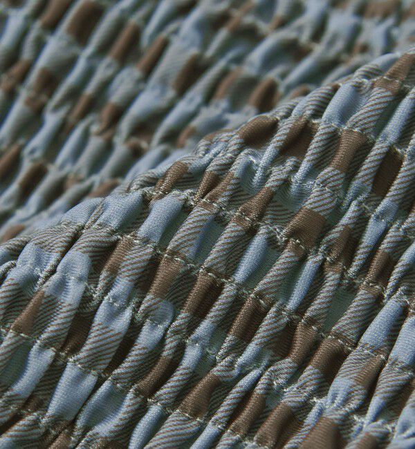 UNITED ARROWS green label relaxing「シャーリングビスチェ&ショーツ チェック柄 B / スイムウェア / 水着」|その他|