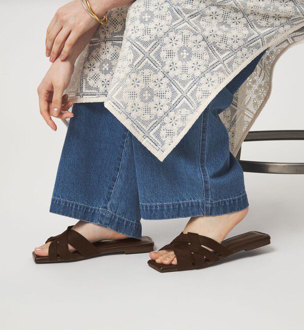 UNITED ARROWS green label relaxing「イントレ フラット サンダル」|サンダル|