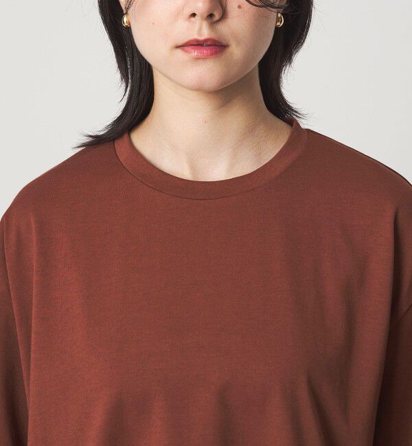 UNITED ARROWS green label relaxing「＜CHIHIRO HYODO&times;green label relaxing＞クロップド ワイド Tシャツ」|Tシャツ・カットソー|