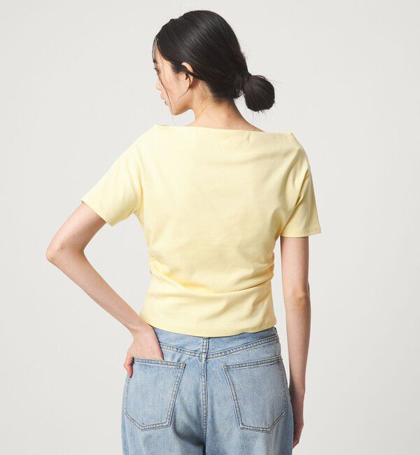 EMMEL REFINES「＜EMMEL REFINES＞EM ベアフライス オフショル トップス」|Tシャツ・カットソー|