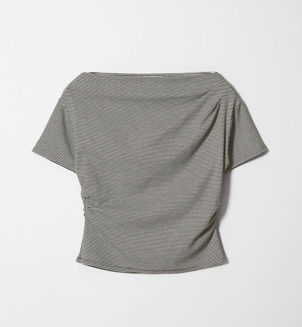 EMMEL REFINES「＜EMMEL REFINES＞EM ベアフライス オフショル トップス」|Tシャツ・カットソー|