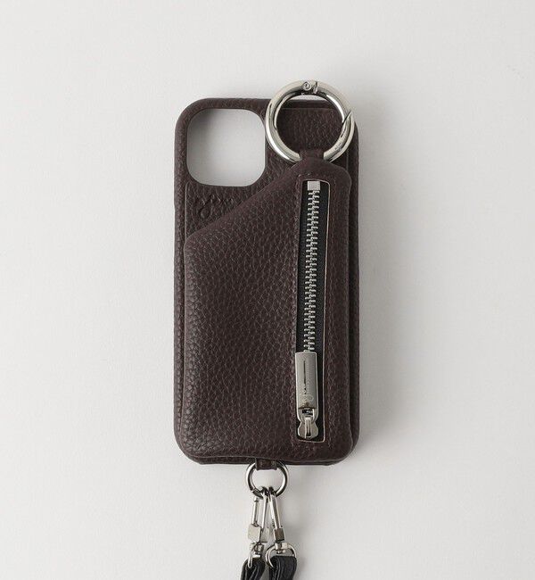 BEAUTY&YOUTH UNITED ARROWS「＜ajew＞CADENAS ストラップ iPhone15ケース」|モバイルケース|DK.BROWN