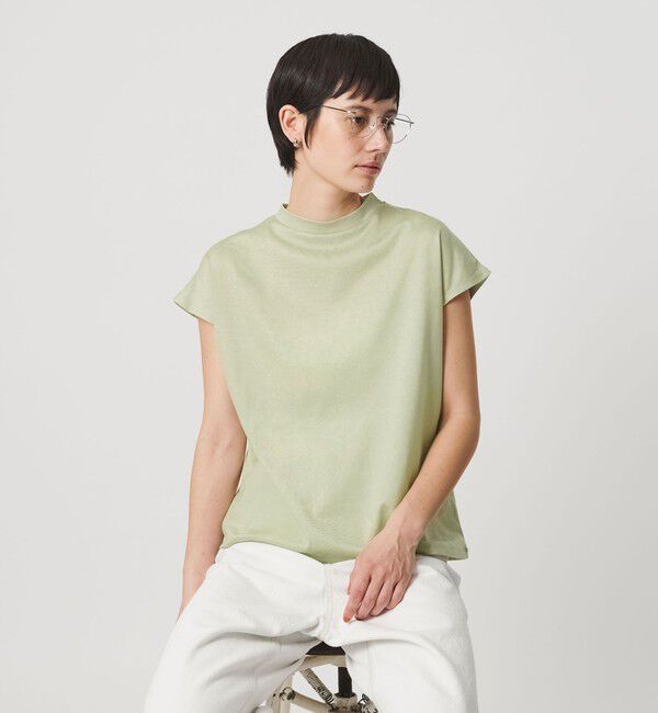 BEAUTY&YOUTH UNITED ARROWS「クルーネック フレンチスリーブ カットソー」|Tシャツ・カットソー|