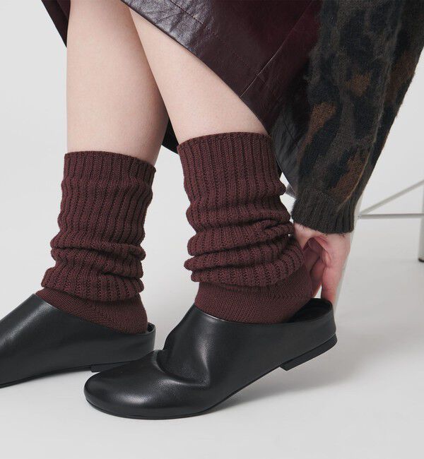 BEAUTY&YOUTH UNITED ARROWS「＜MARCOMONDE＞コットン ルーズ ソックス」|ソックス|DK.BROWN