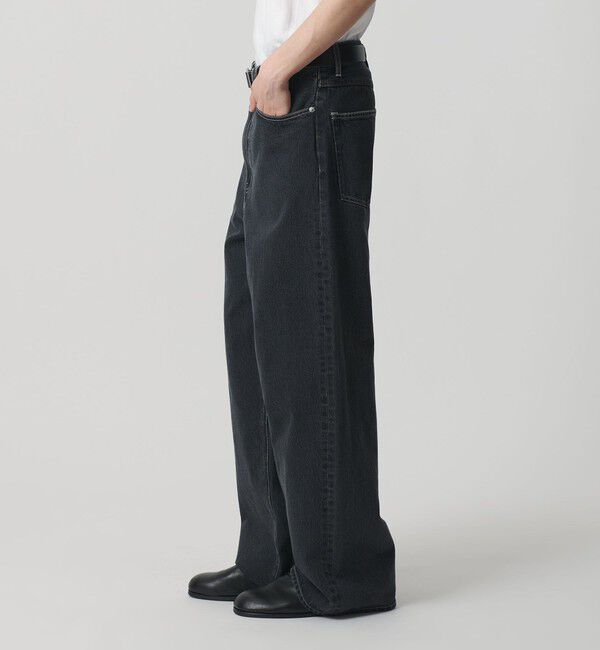 MONKEY TIME「オーバーダイ デニム バギー パンツ シーズナル」|チノ|