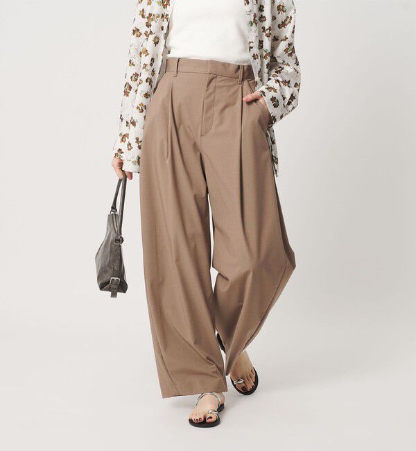 BEAUTY&YOUTH UNITED ARROWS「タック カーブパンツ ウォッシャブル」|その他|