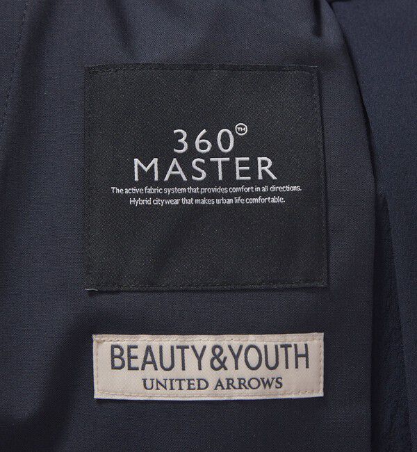 BEAUTY&YOUTH UNITED ARROWS「360&deg;MASTER 1プリーツ テーパード イージーパンツ NO.5 セットアップ対応 撥水 ストレッチ ウォッシャブル」|チノ|
