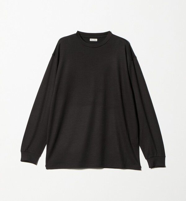 STEVEN ALAN「＜Steven Alan＞ メリノウール クルーネック ロングスリーブ Tシャツ」|Tシャツ・カットソー|DK.BROWN