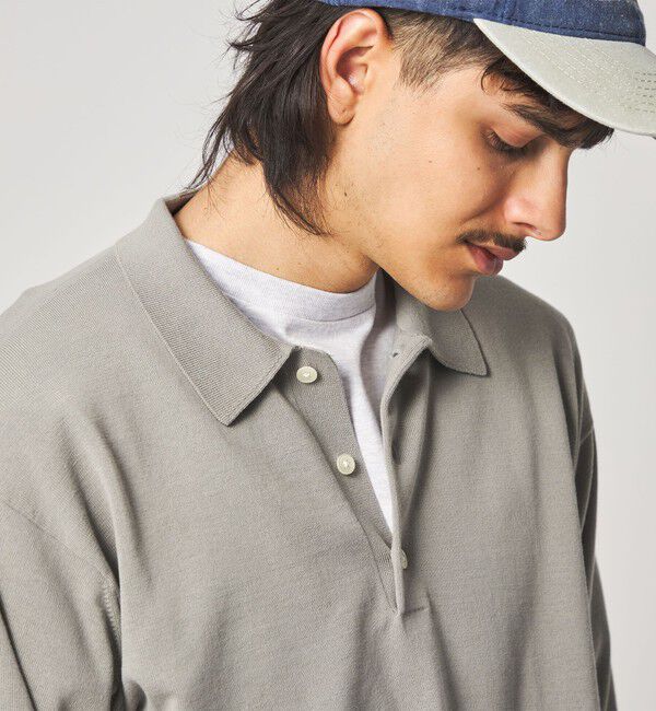 STEVEN ALAN「＜Steven Alan＞ ハイツイスト  3B ニットポロシャツ NARROW」|ニット・セーター|