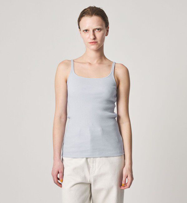 STEVEN ALAN「＜Steven Alan＞ラメ テレコ キャミタンクトップ」|Tシャツ・カットソー|LT.BLUE