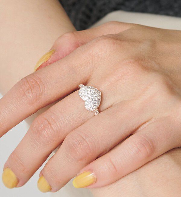 BEAUTY&YOUTH UNITED ARROWS「＜BAITS＞ジルコニア ハート リング」|リング|SILVER