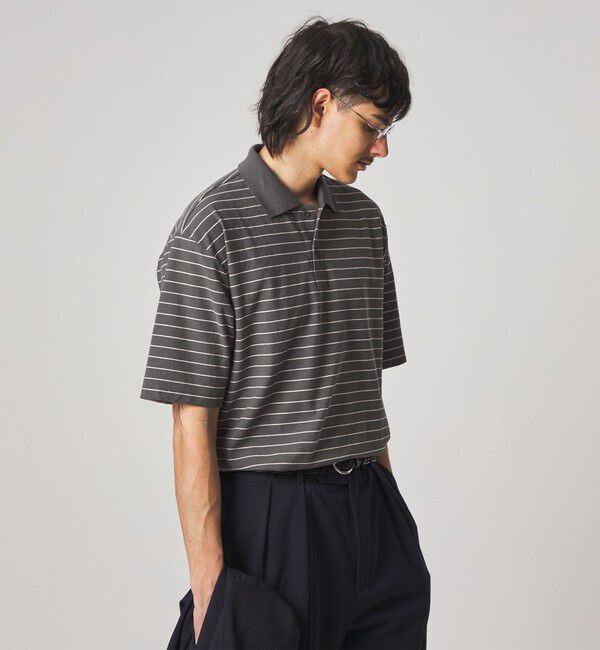 STEVEN ALAN「＜Steven Alan＞ ツイスト ボーダー ポロシャツ」|ポロシャツ|