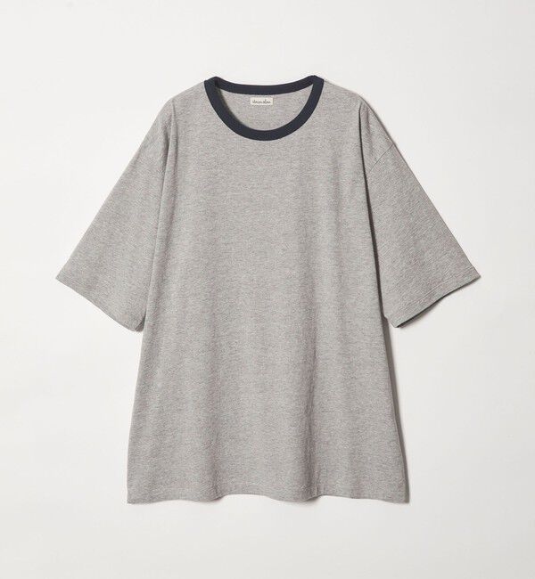 STEVEN ALAN「＜Steven Alan＞ リンガー クルーネック Tシャツ NARROW」|Tシャツ・カットソー|MD.GRAY